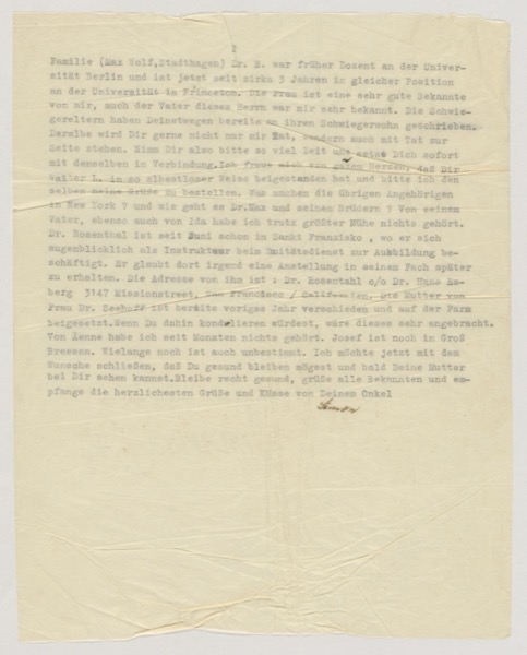 Typed letter (page 2), continuation from fragment in 0004