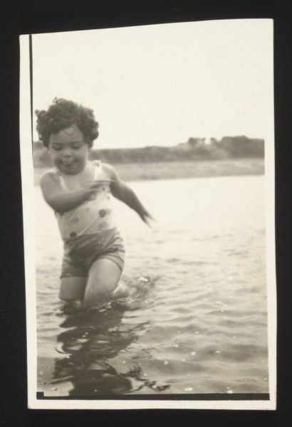 Identifies a person named Salome in the photograph, July 1930.