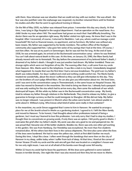Margit Bernstein Memoir (English), Page 3